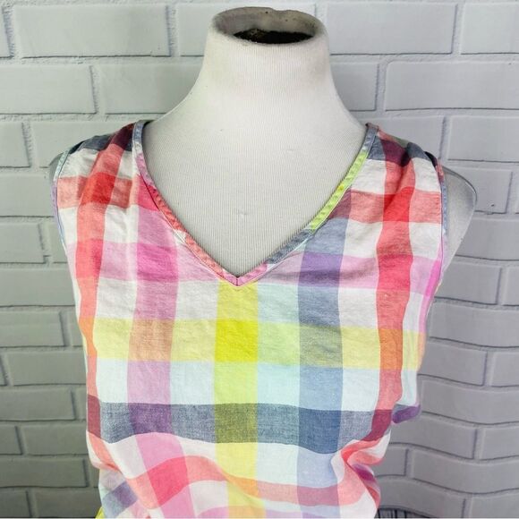 Amazon Essentials Plaid Sleeveless Romper - Medium - Picture 5 of 12